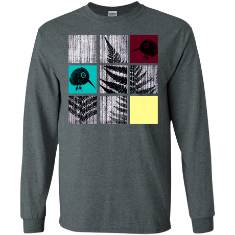 T-Shirts Dark Heather / S Ferns n Chicks Men's Long Sleeve T-Shirt