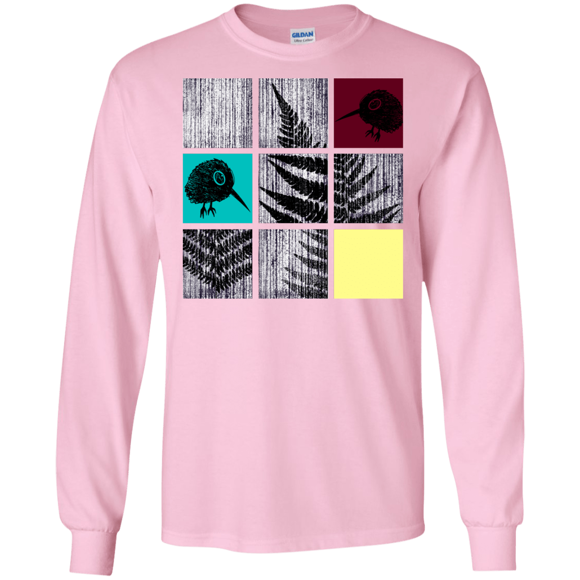 T-Shirts Light Pink / S Ferns n Chicks Men's Long Sleeve T-Shirt