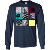 T-Shirts Navy / S Ferns n Chicks Men's Long Sleeve T-Shirt