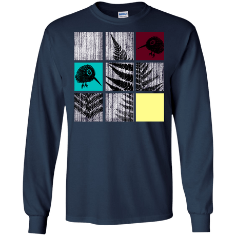 T-Shirts Navy / S Ferns n Chicks Men's Long Sleeve T-Shirt