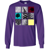 T-Shirts Purple / S Ferns n Chicks Men's Long Sleeve T-Shirt