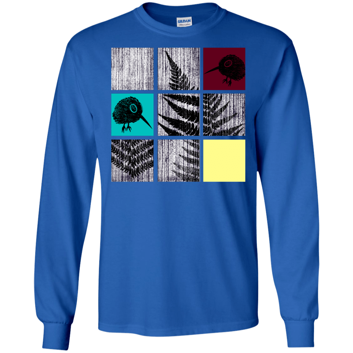 T-Shirts Royal / S Ferns n Chicks Men's Long Sleeve T-Shirt