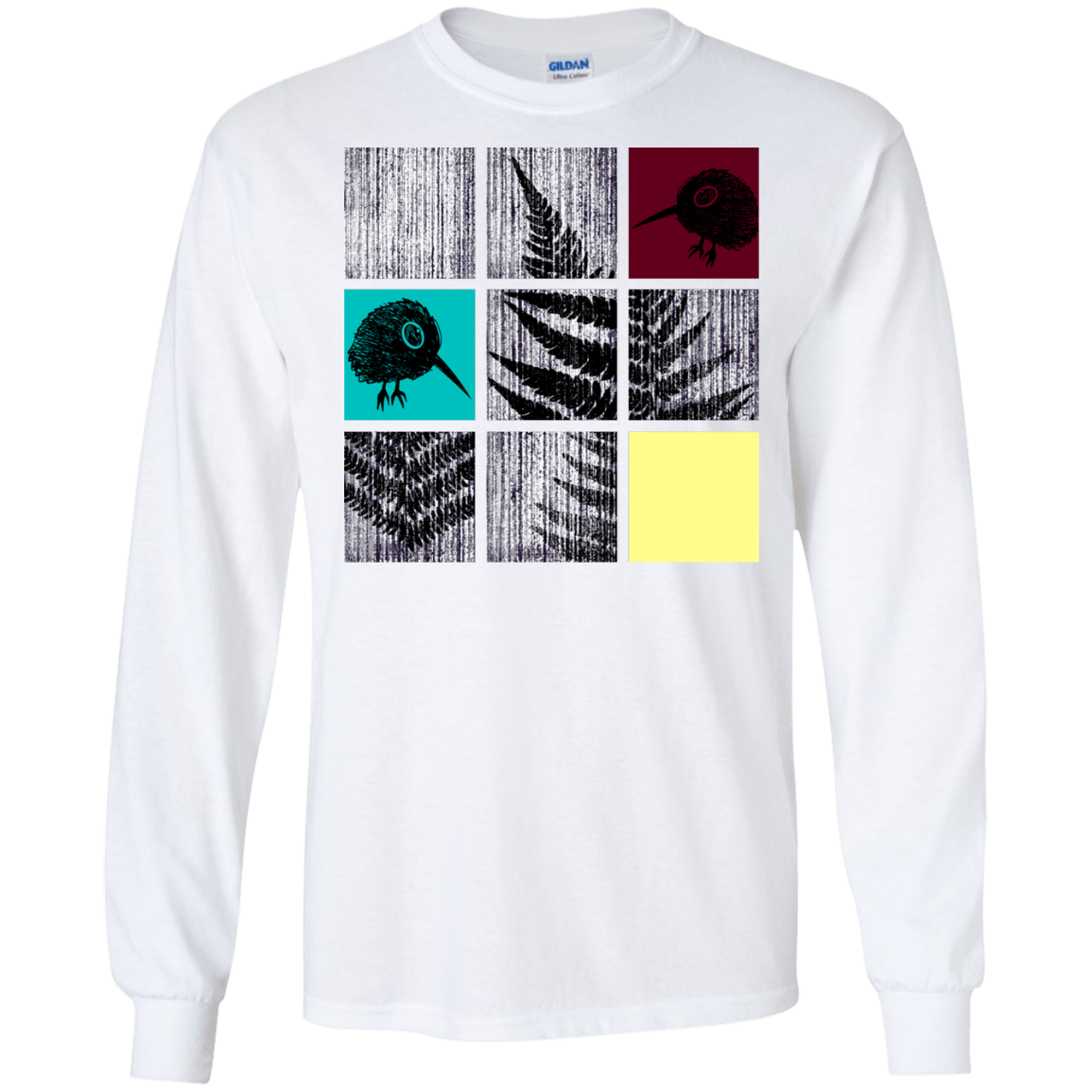 T-Shirts White / S Ferns n Chicks Men's Long Sleeve T-Shirt