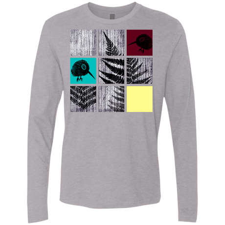 T-Shirts Heather Grey / S Ferns n Chicks Men's Premium Long Sleeve