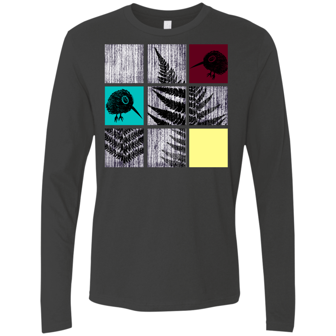 T-Shirts Heavy Metal / S Ferns n Chicks Men's Premium Long Sleeve