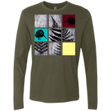 T-Shirts Military Green / S Ferns n Chicks Men's Premium Long Sleeve