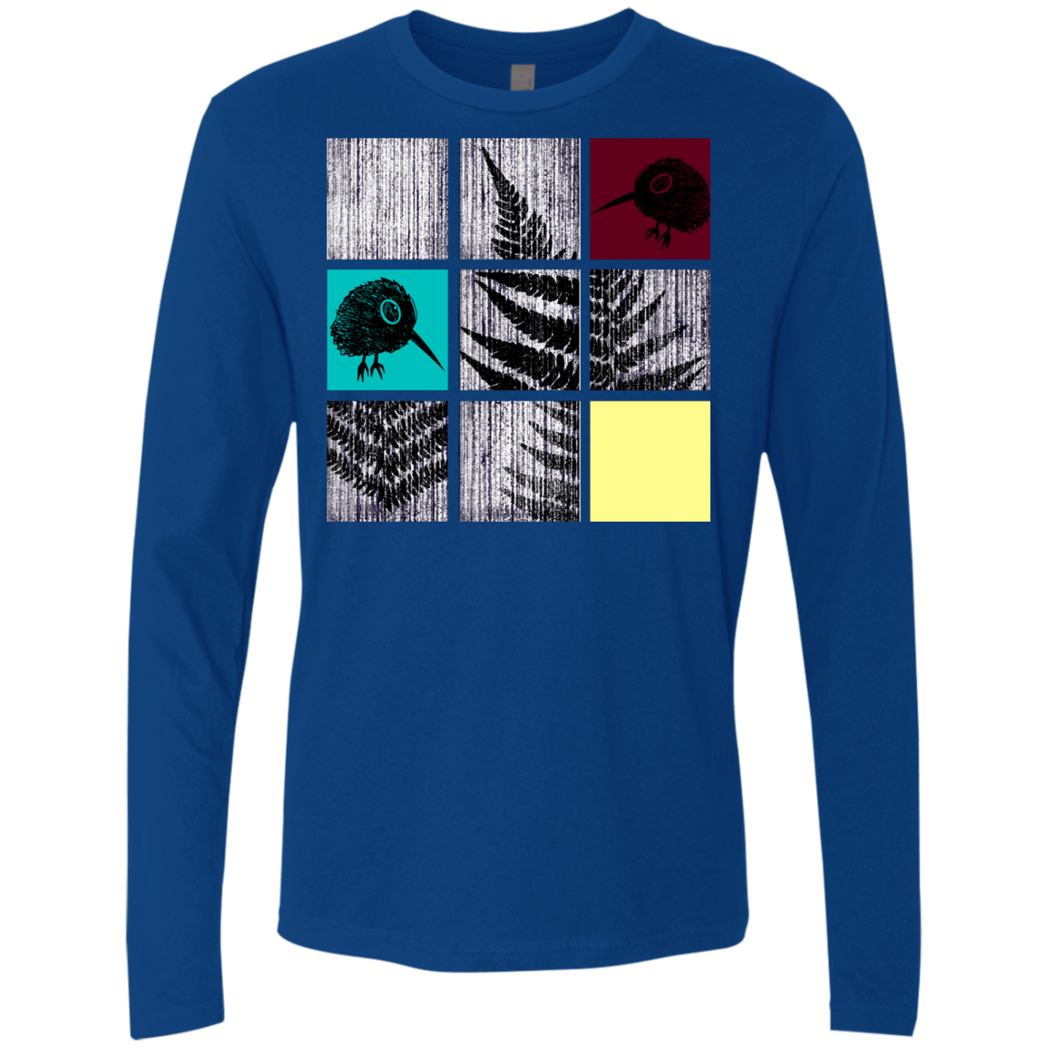 T-Shirts Royal / S Ferns n Chicks Men's Premium Long Sleeve
