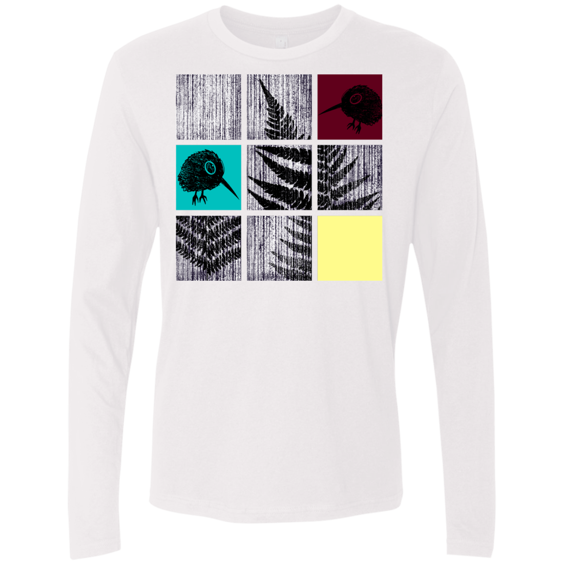 T-Shirts White / S Ferns n Chicks Men's Premium Long Sleeve