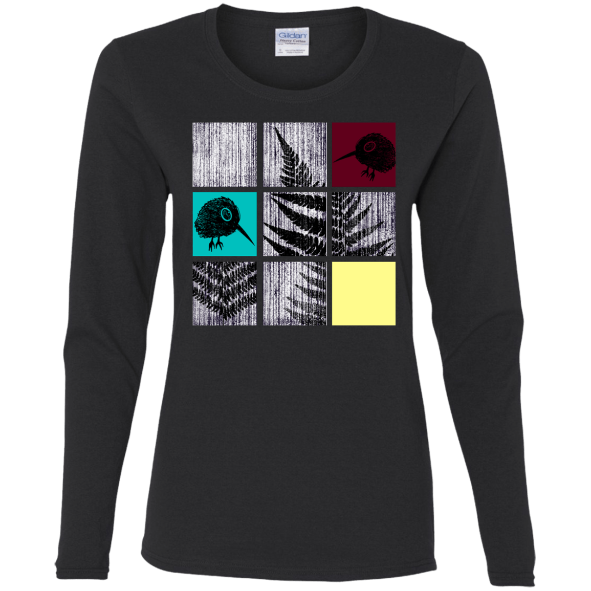 T-Shirts Black / S Ferns n Chicks Women's Long Sleeve T-Shirt