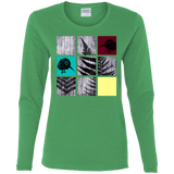 T-Shirts Irish Green / S Ferns n Chicks Women's Long Sleeve T-Shirt