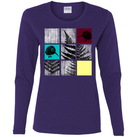 T-Shirts Purple / S Ferns n Chicks Women's Long Sleeve T-Shirt