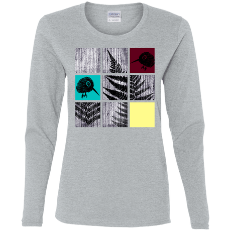 T-Shirts Sport Grey / S Ferns n Chicks Women's Long Sleeve T-Shirt
