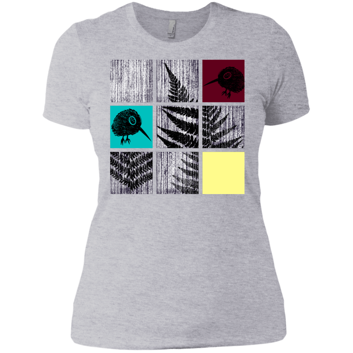 T-Shirts Heather Grey / X-Small Ferns n Chicks Women's Premium T-Shirt