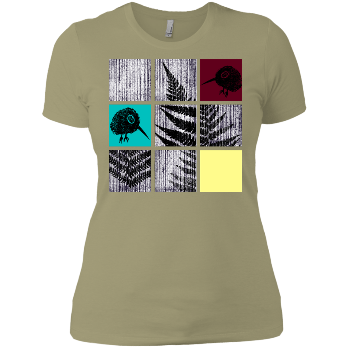 T-Shirts Light Olive / X-Small Ferns n Chicks Women's Premium T-Shirt