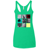 T-Shirts Envy / X-Small Ferns n Chicks Women's Triblend Racerback Tank