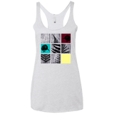 T-Shirts Heather White / X-Small Ferns n Chicks Women's Triblend Racerback Tank