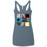 T-Shirts Indigo / X-Small Ferns n Chicks Women's Triblend Racerback Tank