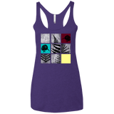 T-Shirts Purple Rush / X-Small Ferns n Chicks Women's Triblend Racerback Tank