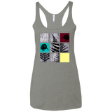 T-Shirts Venetian Grey / X-Small Ferns n Chicks Women's Triblend Racerback Tank