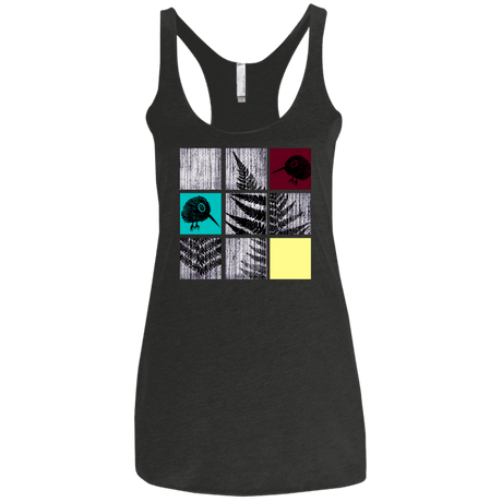T-Shirts Vintage Black / X-Small Ferns n Chicks Women's Triblend Racerback Tank