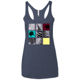 T-Shirts Vintage Navy / X-Small Ferns n Chicks Women's Triblend Racerback Tank