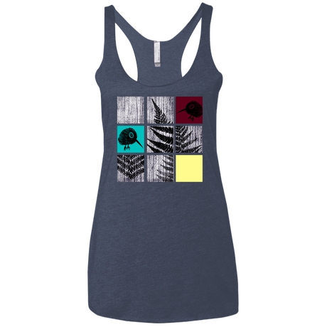 T-Shirts Vintage Navy / X-Small Ferns n Chicks Women's Triblend Racerback Tank