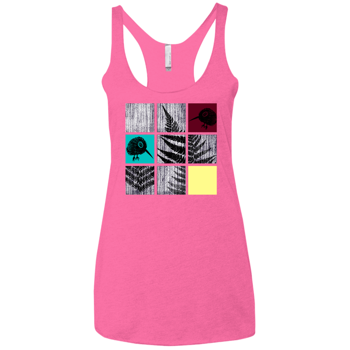T-Shirts Vintage Pink / X-Small Ferns n Chicks Women's Triblend Racerback Tank