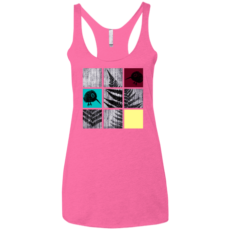 T-Shirts Vintage Pink / X-Small Ferns n Chicks Women's Triblend Racerback Tank