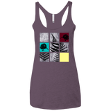 T-Shirts Vintage Purple / X-Small Ferns n Chicks Women's Triblend Racerback Tank