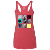 T-Shirts Vintage Red / X-Small Ferns n Chicks Women's Triblend Racerback Tank