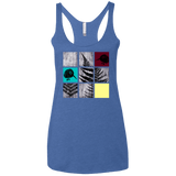 T-Shirts Vintage Royal / X-Small Ferns n Chicks Women's Triblend Racerback Tank