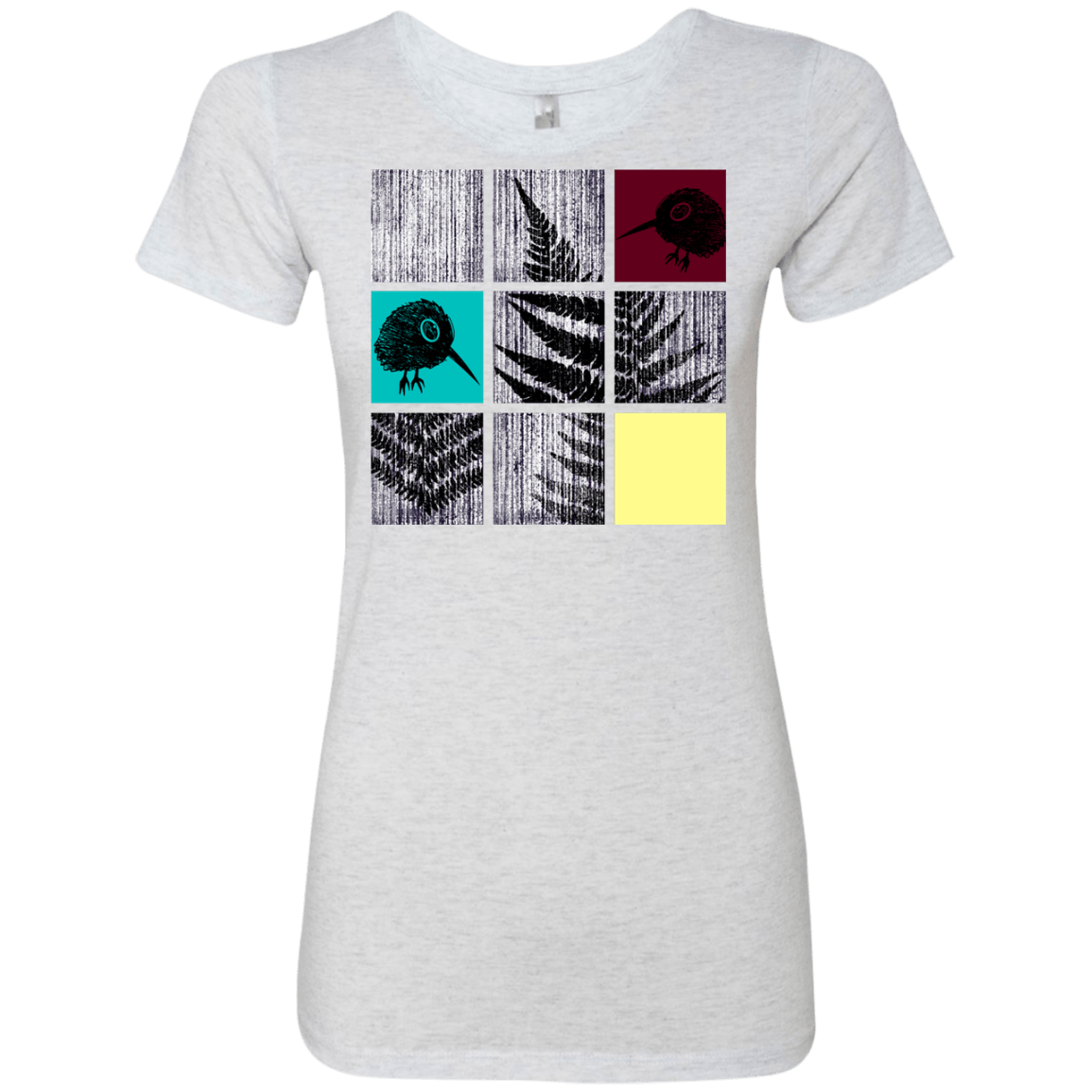 T-Shirts Heather White / S Ferns n Chicks Women's Triblend T-Shirt