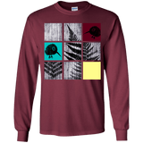 T-Shirts Maroon / YS Ferns n Chicks Youth Long Sleeve T-Shirt