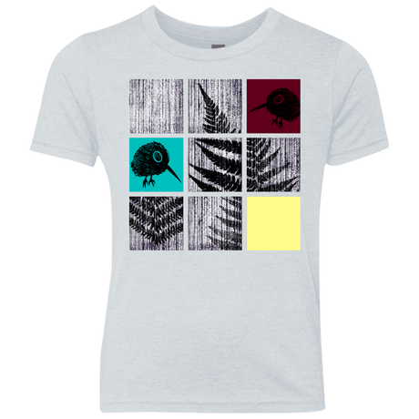 T-Shirts Heather White / YXS Ferns n Chicks Youth Triblend T-Shirt