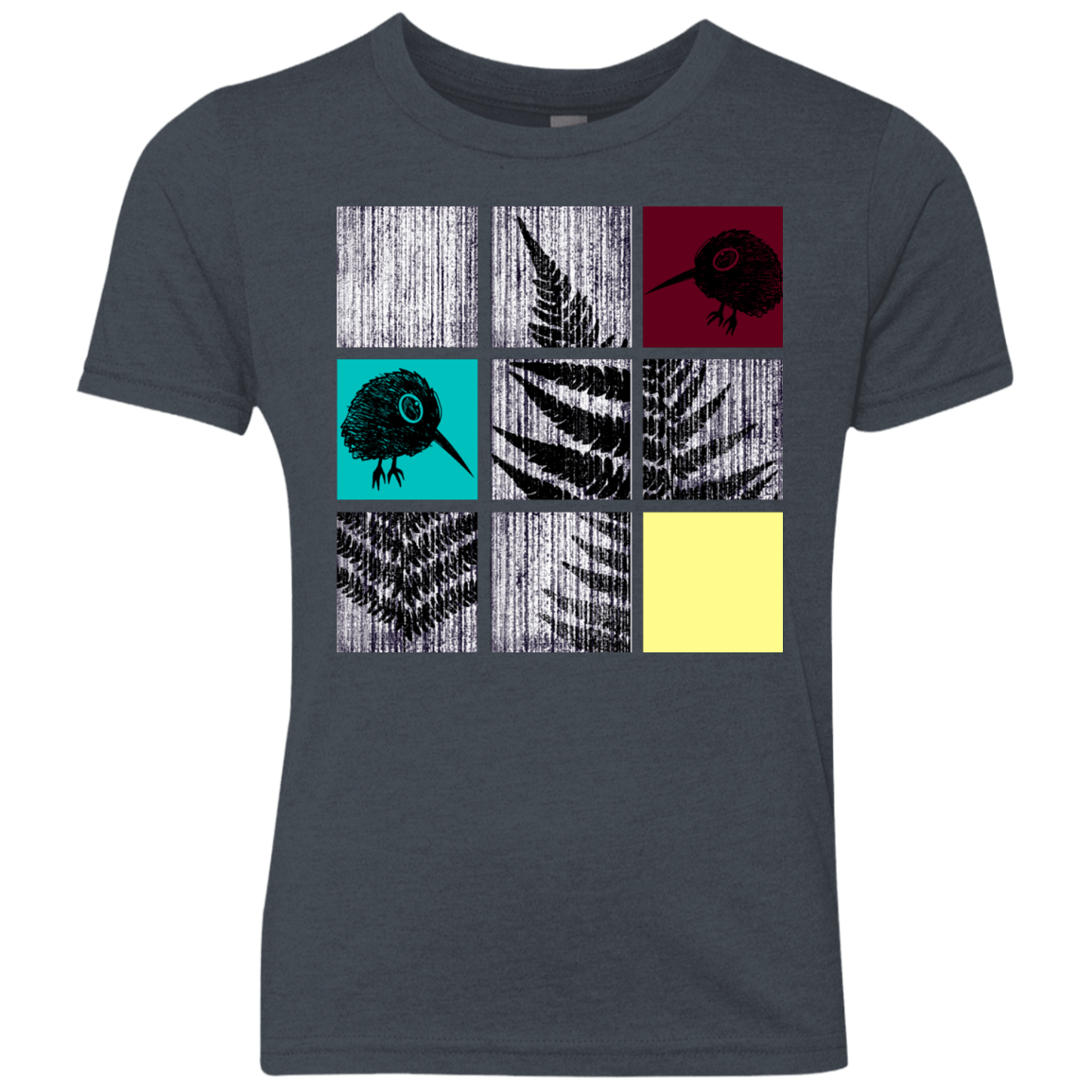 T-Shirts Vintage Navy / YXS Ferns n Chicks Youth Triblend T-Shirt