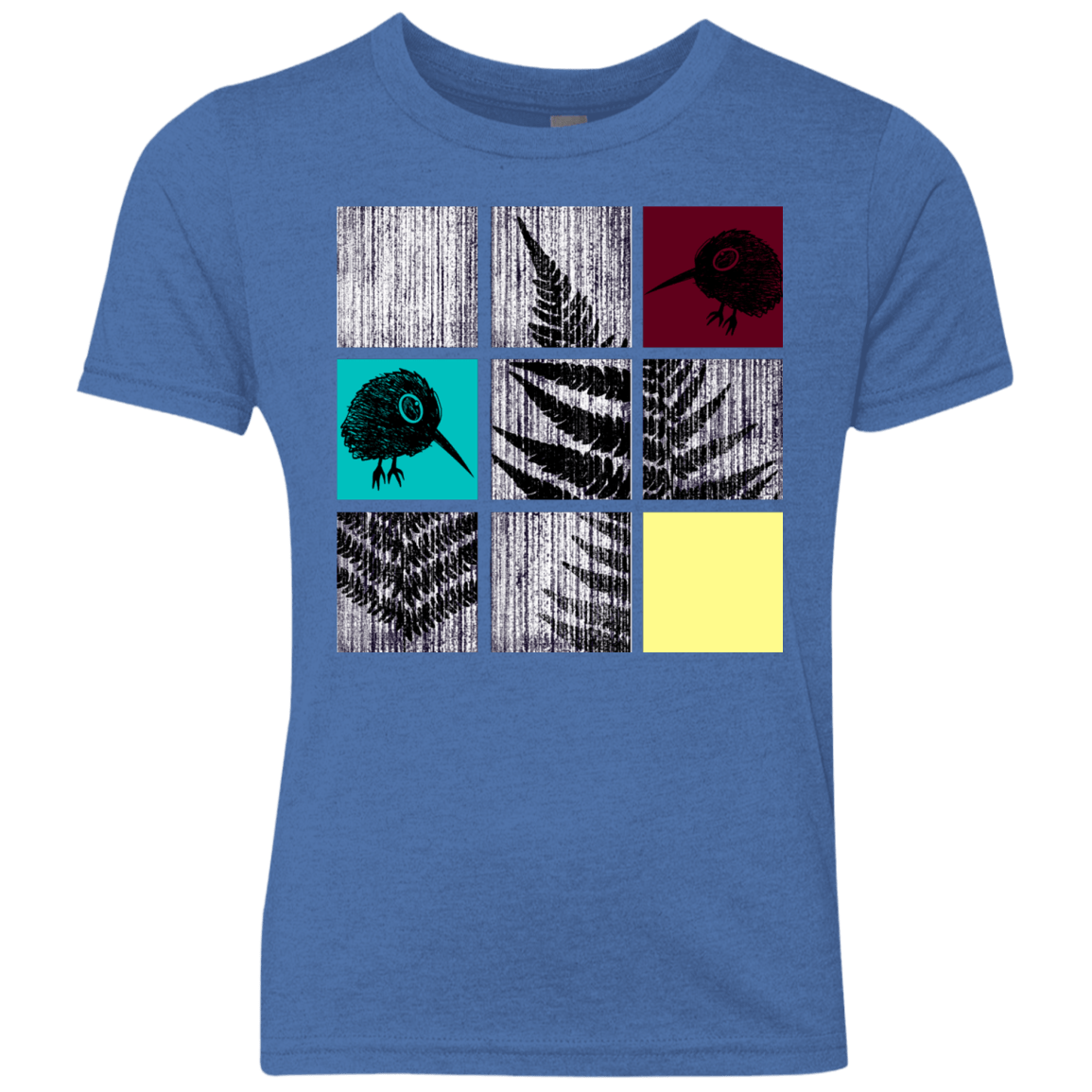 T-Shirts Vintage Royal / YXS Ferns n Chicks Youth Triblend T-Shirt