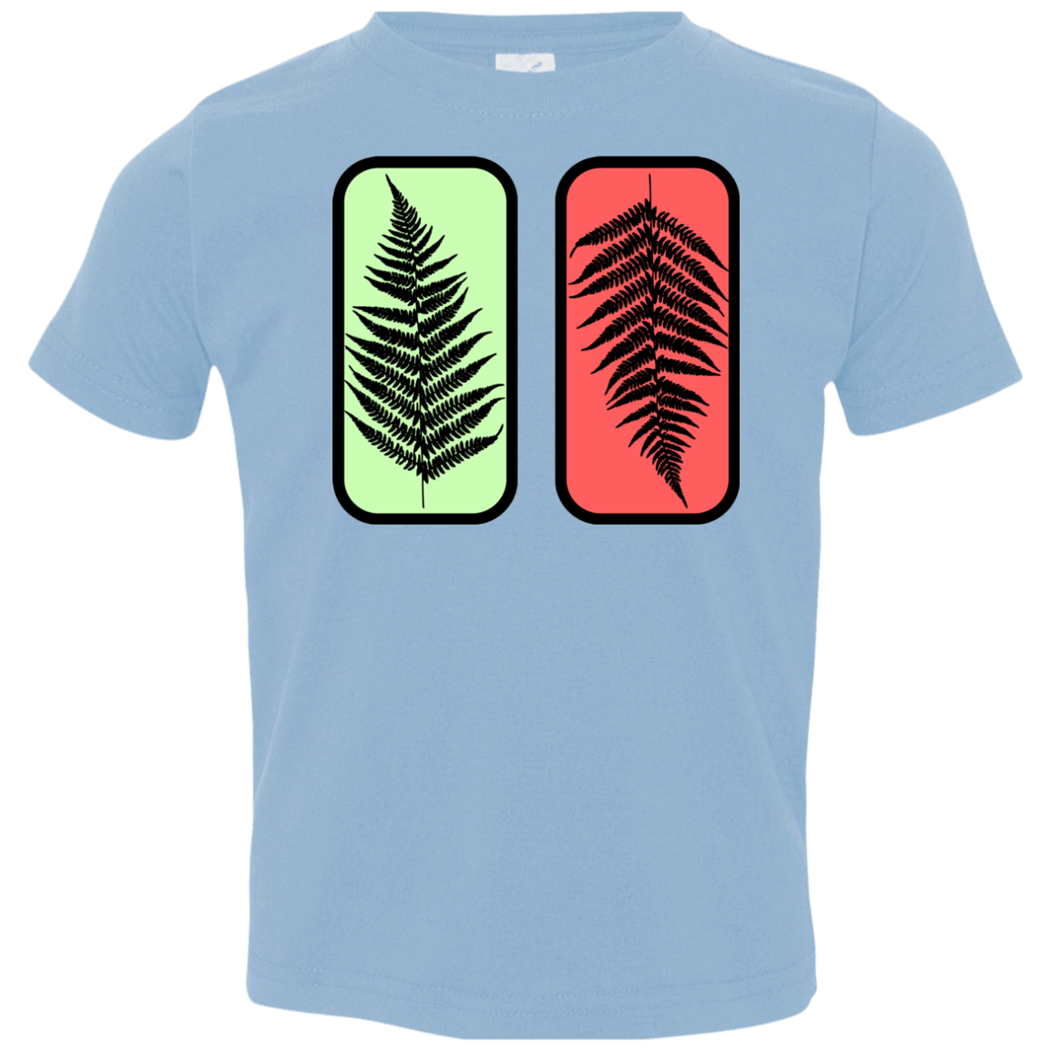 T-Shirts Light Blue / 2T Ferns Toddler Premium T-Shirt