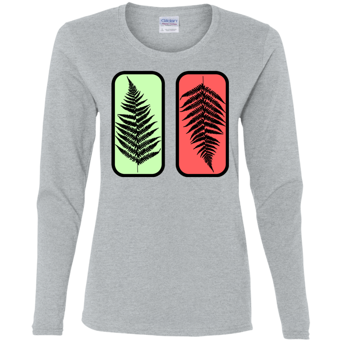 T-Shirts Sport Grey / S Ferns Women's Long Sleeve T-Shirt