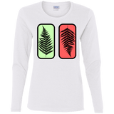 T-Shirts White / S Ferns Women's Long Sleeve T-Shirt