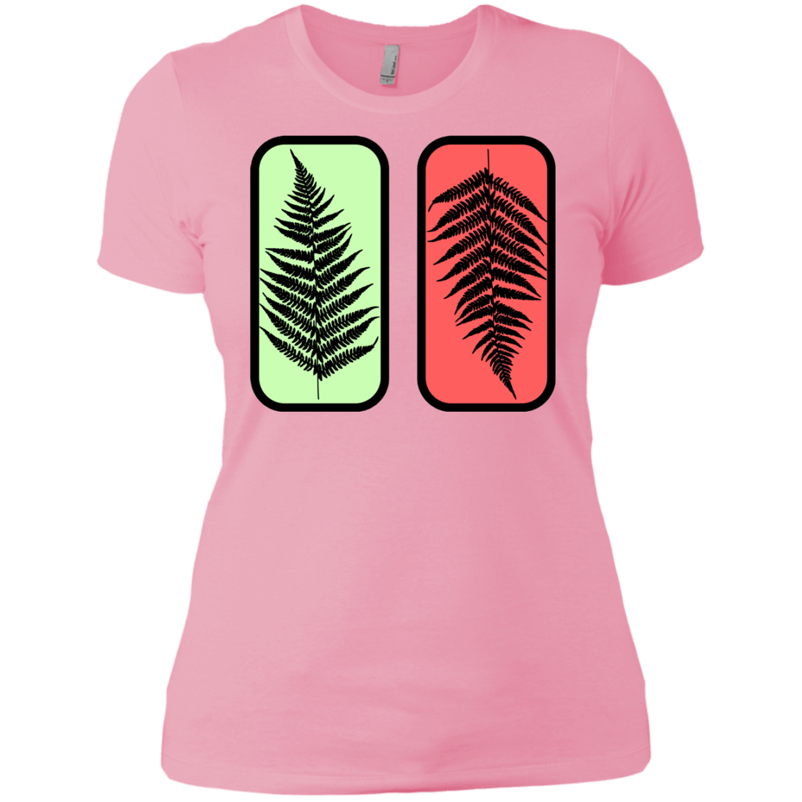 T-Shirts Light Pink / X-Small Ferns Women's Premium T-Shirt