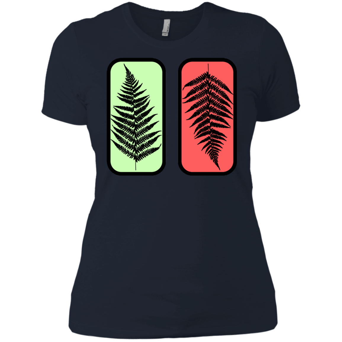 T-Shirts Midnight Navy / X-Small Ferns Women's Premium T-Shirt