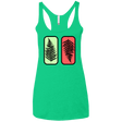 T-Shirts Envy / X-Small Ferns Women's Triblend Racerback Tank