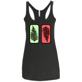 T-Shirts Vintage Black / X-Small Ferns Women's Triblend Racerback Tank
