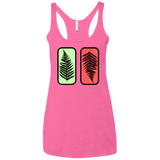 T-Shirts Vintage Pink / X-Small Ferns Women's Triblend Racerback Tank