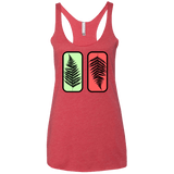 T-Shirts Vintage Red / X-Small Ferns Women's Triblend Racerback Tank