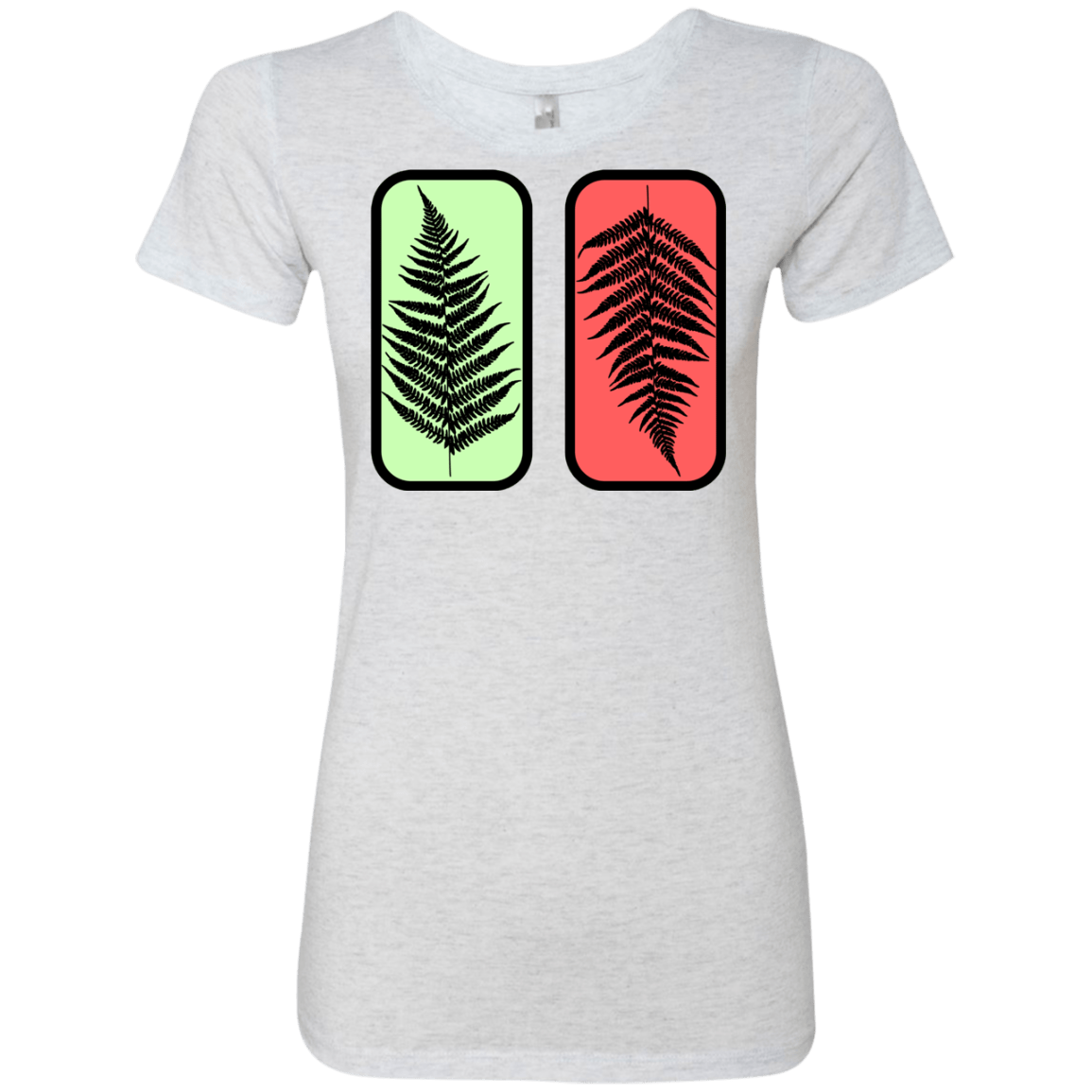 T-Shirts Heather White / S Ferns Women's Triblend T-Shirt
