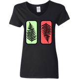 T-Shirts Black / S Ferns Women's V-Neck T-Shirt