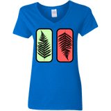 T-Shirts Royal / S Ferns Women's V-Neck T-Shirt