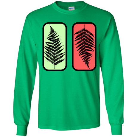 T-Shirts Irish Green / YS Ferns Youth Long Sleeve T-Shirt