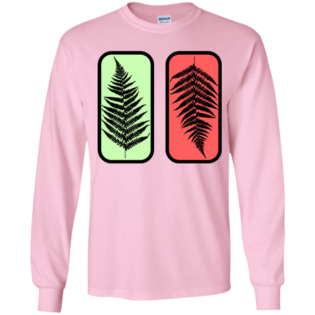 T-Shirts Light Pink / YS Ferns Youth Long Sleeve T-Shirt